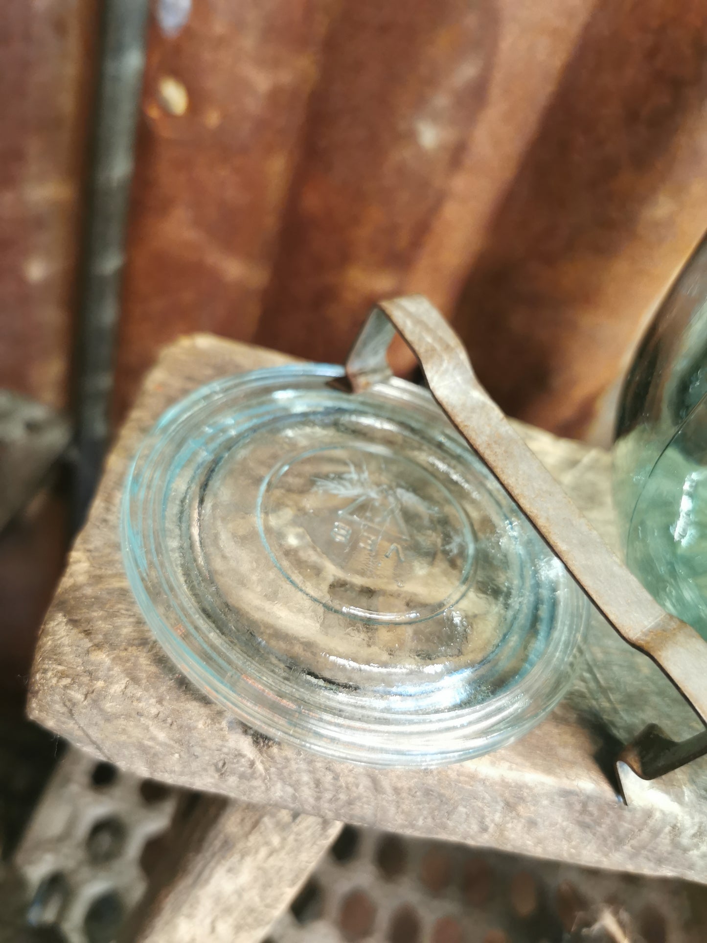 Vintage fermiterings glass