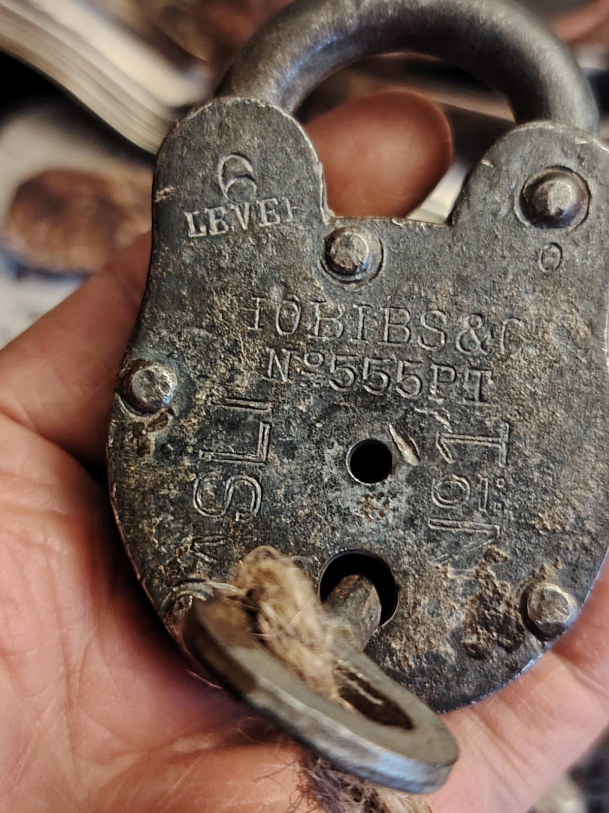 Rustikk Indisk hengelås