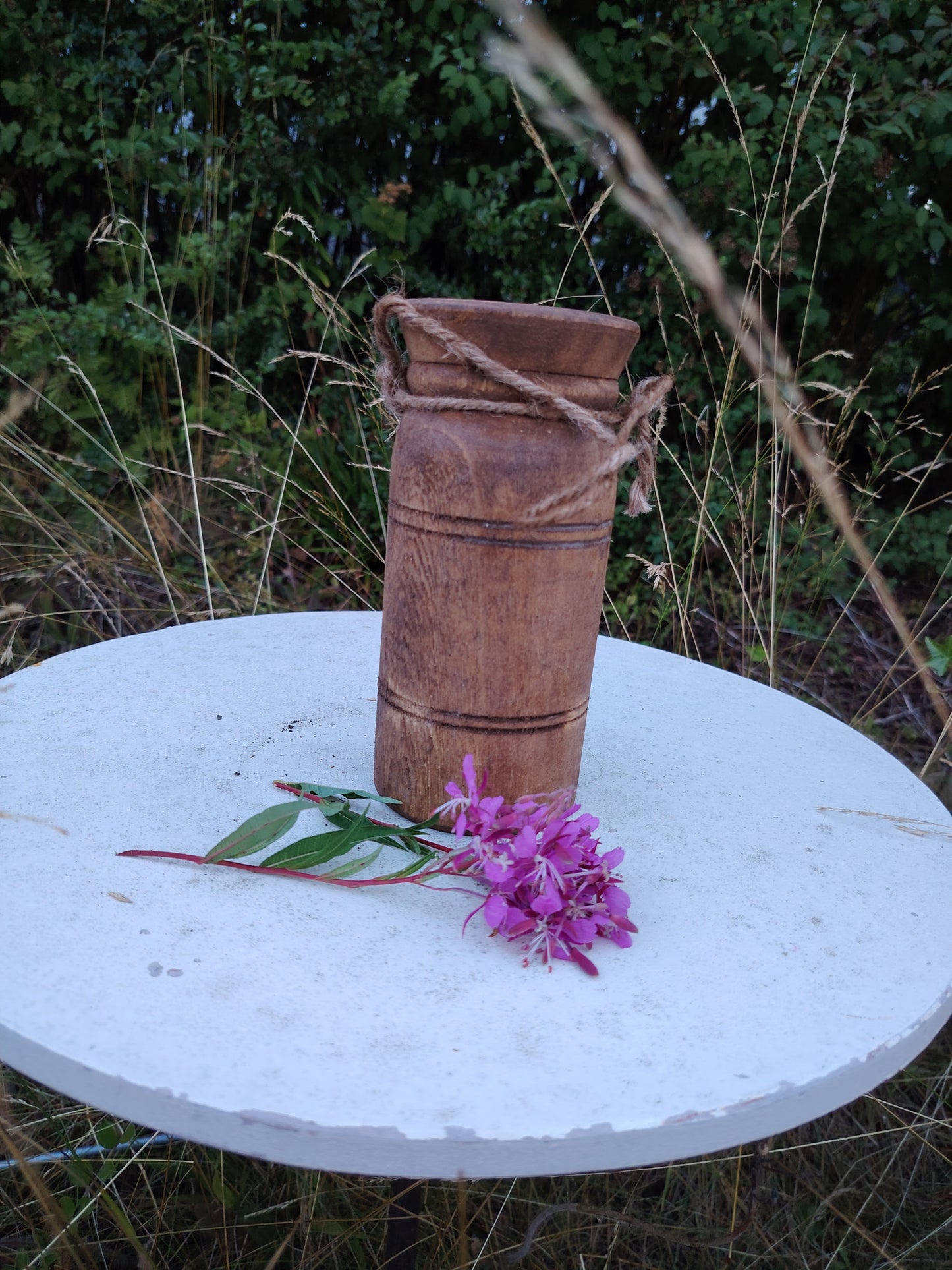 Håndlaget liten trekrukke, Indisk. #3#