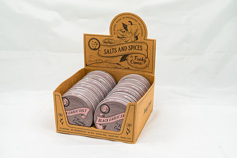 Funky Ouma Black Garlic salt, Glutenfri.