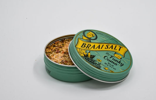 Funky Ouma Braai salt, Glutenfri
