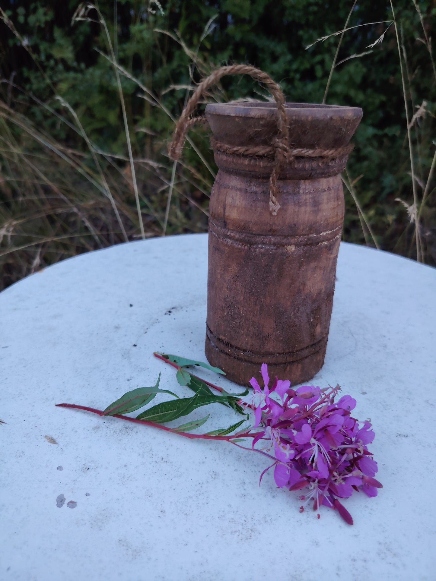 Håndlaget liten trekrukke, Indisk. #2#