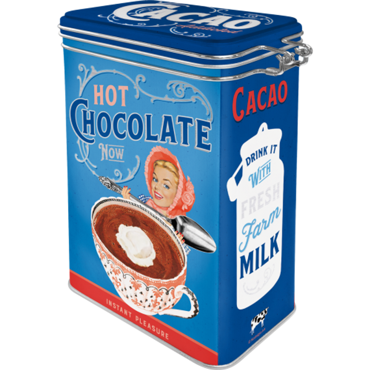 Metallboks med klips