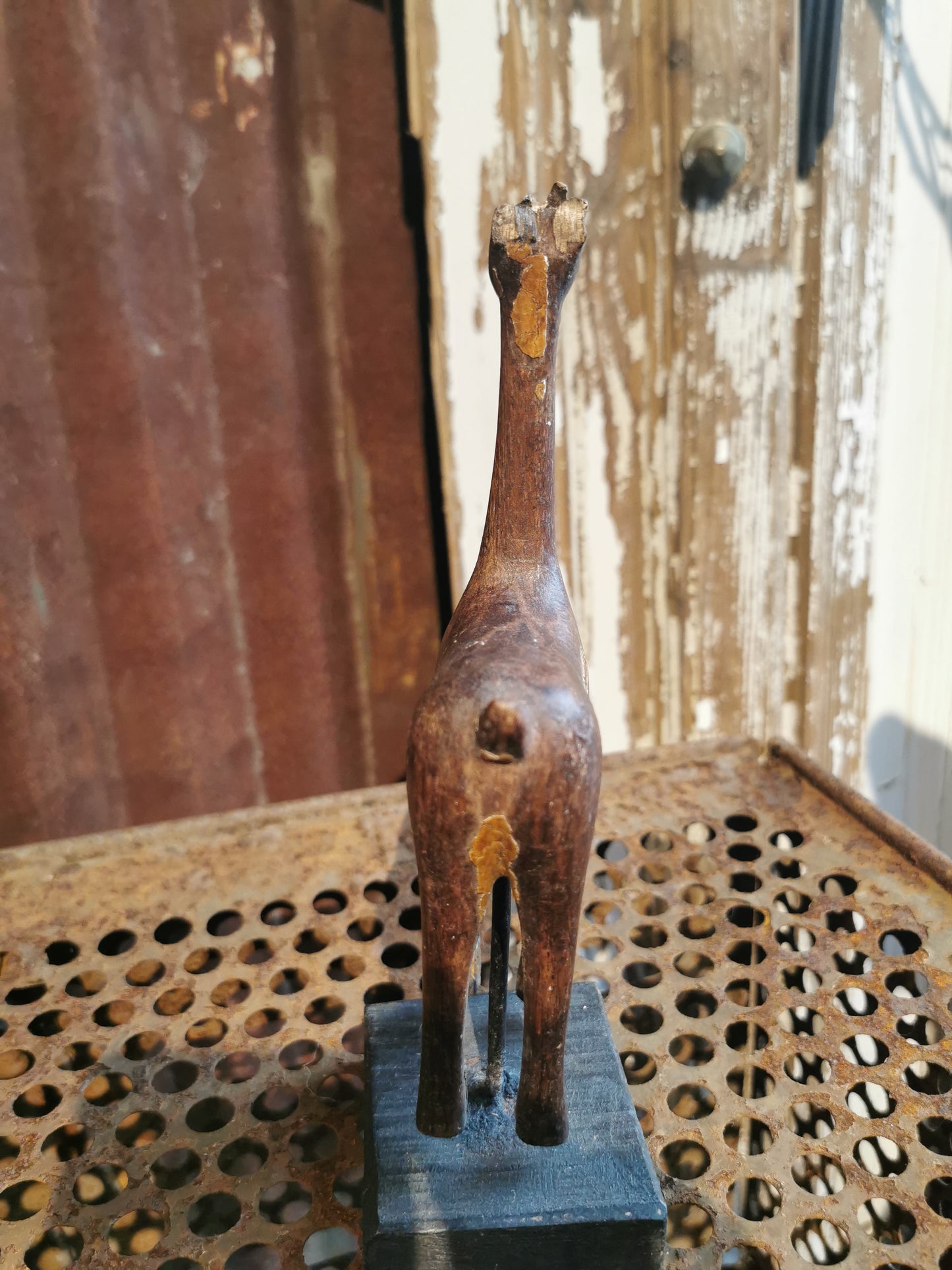 Håndlaget gammel giraff