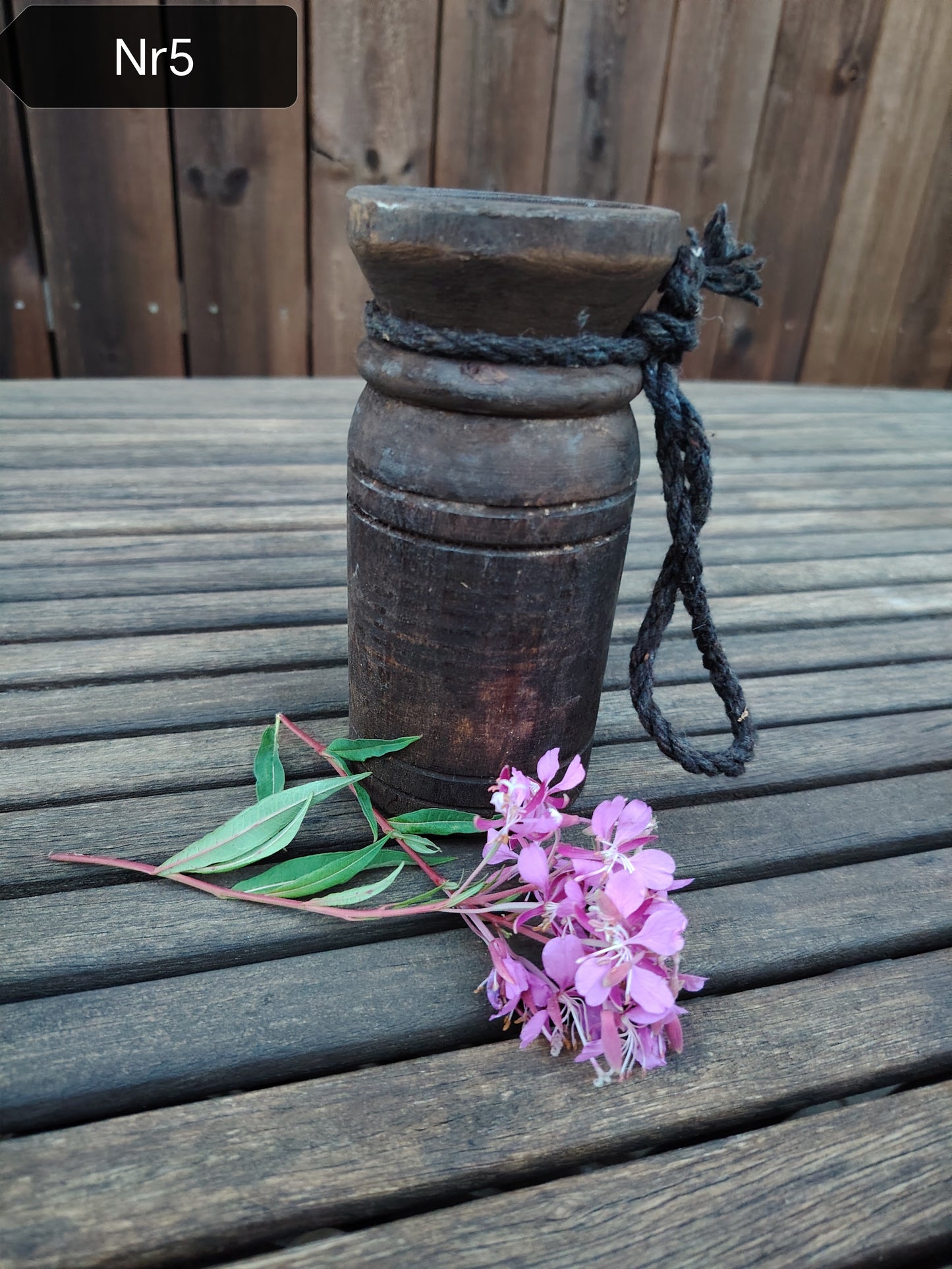 Liten håndlaget krukke, Indisk, #5#